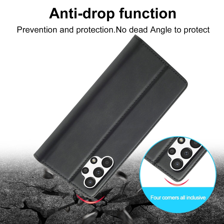 LC.IMEEKE Strong Magnetism Ultra-thin Matte Leather Case, For Samsung Galaxy A13 4G, For Samsung Galaxy A73 5G