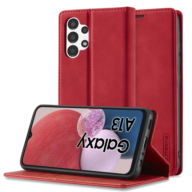 LC.IMEEKE Strong Magnetism Ultra-thin Matte Leather Case, For Samsung Galaxy A13 4G, For Samsung Galaxy A73 5G