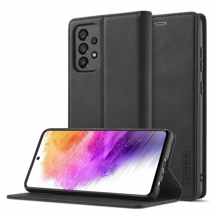 LC.IMEEKE Strong Magnetism Ultra-thin Matte Leather Case, For Samsung Galaxy A13 4G, For Samsung Galaxy A73 5G