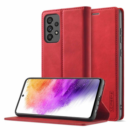 LC.IMEEKE Strong Magnetism Ultra-thin Matte Leather Case, For Samsung Galaxy A13 4G, For Samsung Galaxy A73 5G