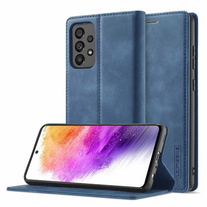 LC.IMEEKE Strong Magnetism Ultra-thin Matte Leather Case, For Samsung Galaxy A13 4G, For Samsung Galaxy A73 5G