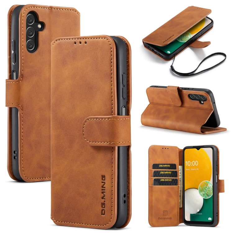 DG.MING Retro Oil Edge Flip Leather Phone Case, For Samsung Galaxy A13 4G, For Samsung Galaxy A13 5G, For Samsung Galaxy A33 5G, For Samsung Galaxy A73 5G