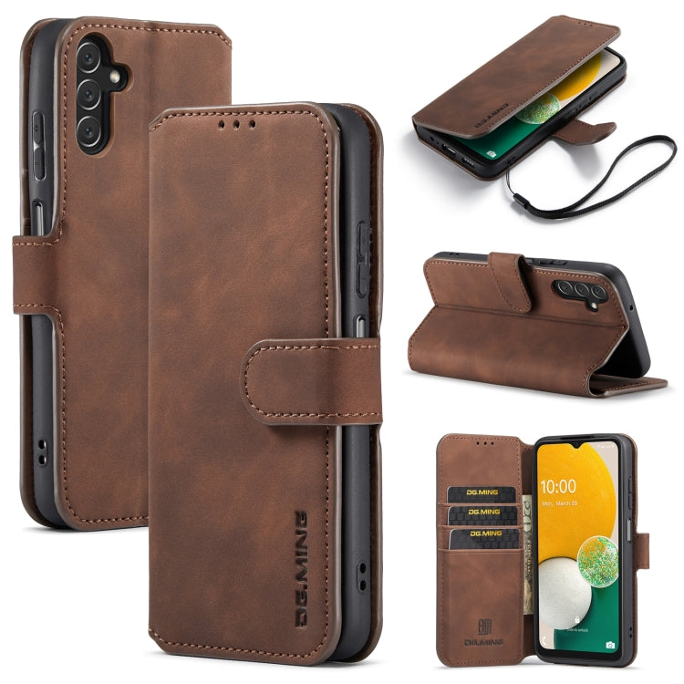 DG.MING Retro Oil Edge Flip Leather Phone Case, For Samsung Galaxy A13 4G, For Samsung Galaxy A13 5G, For Samsung Galaxy A33 5G, For Samsung Galaxy A73 5G