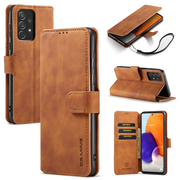 DG.MING Retro Oil Edge Flip Leather Phone Case, For Samsung Galaxy A13 4G, For Samsung Galaxy A13 5G, For Samsung Galaxy A33 5G, For Samsung Galaxy A73 5G