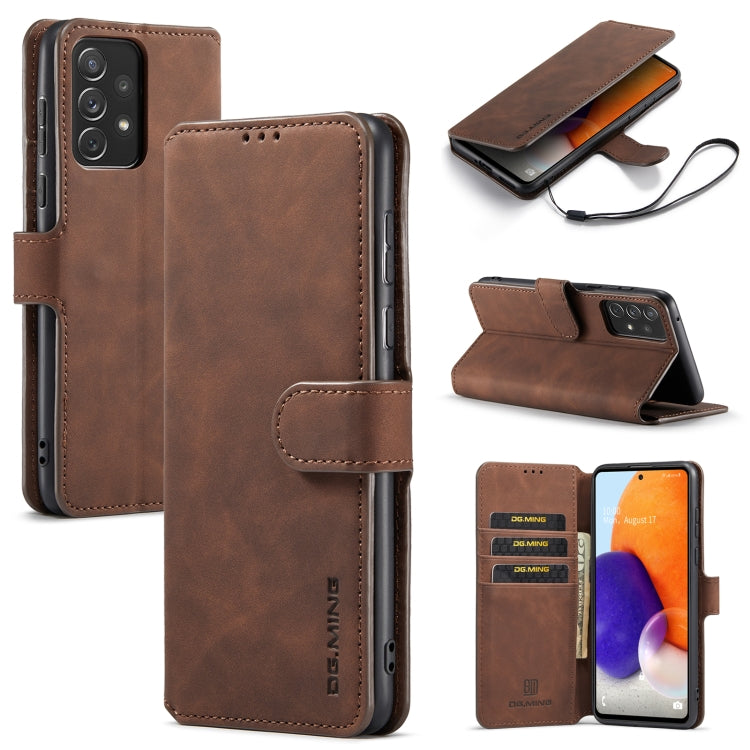 DG.MING Retro Oil Edge Flip Leather Phone Case, For Samsung Galaxy A13 4G, For Samsung Galaxy A13 5G, For Samsung Galaxy A33 5G, For Samsung Galaxy A73 5G