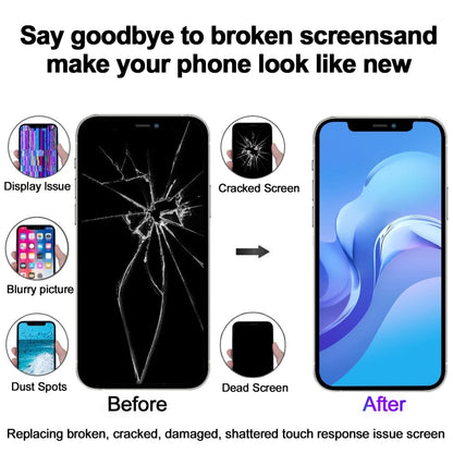 JK inell Material LCD Screen For iPhone XS Max, For iPhone 11 Pro(JK inell), For iPhone 11 Pro Max(JK inell), For iPhone 12 / 12 Pro(JK inell)