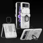GKK Sliding Camshield Magnetic Armor Flip Phone Case with Ring Holder, For Samsung Galaxy Z Flip3 5G