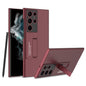 GKK Ultra-thin Shockproof Phone Case with Holder, For Samsung Galaxy S22 5G, For Samsung Galaxy S22 Ultra 5G