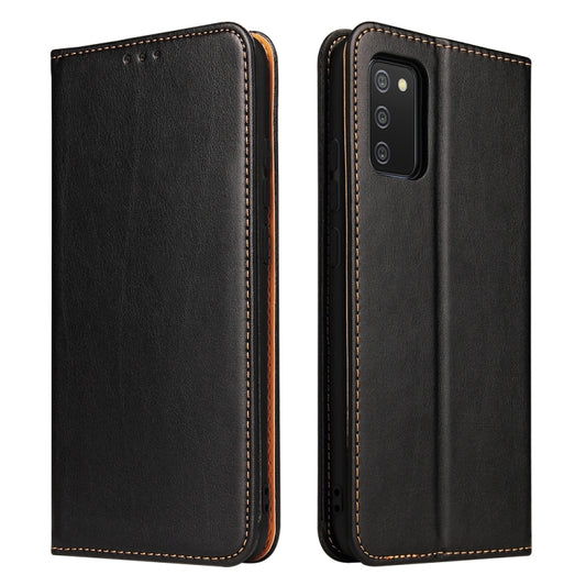 Fierre Shann PU Genuine Leather Texture Leather Phone Case, For Samsung Galaxy A02s, For Samsung Galaxy A12, For Samsung Galaxy A13 5G, For Samsung Galaxy A22 5G, For Samsung Galaxy A33 5G, For Samsung Galaxy A53 5G, For Samsung Galaxy A73 5G����������...