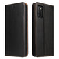 Fierre Shann PU Genuine Leather Texture Leather Phone Case, For Samsung Galaxy A02s, For Samsung Galaxy A12, For Samsung Galaxy A13 5G, For Samsung Galaxy A22 5G, For Samsung Galaxy A33 5G, For Samsung Galaxy A53 5G, For Samsung Galaxy A73 5G����������...
