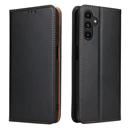 Fierre Shann PU Genuine Leather Texture Leather Phone Case, For Samsung Galaxy A02s, For Samsung Galaxy A12, For Samsung Galaxy A13 5G, For Samsung Galaxy A22 5G, For Samsung Galaxy A33 5G, For Samsung Galaxy A53 5G, For Samsung Galaxy A73 5G����������...
