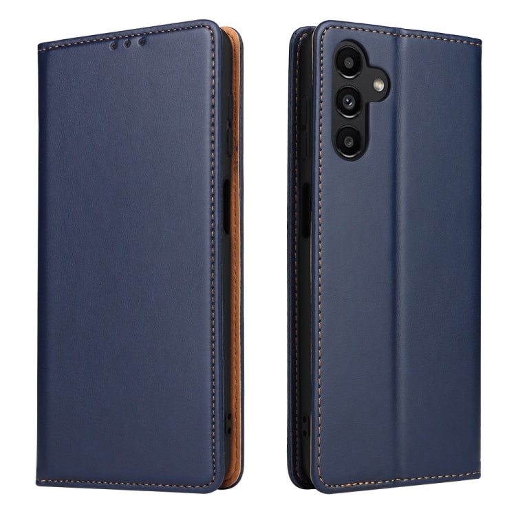 Fierre Shann PU Genuine Leather Texture Leather Phone Case, For Samsung Galaxy A02s, For Samsung Galaxy A12, For Samsung Galaxy A13 5G, For Samsung Galaxy A22 5G, For Samsung Galaxy A33 5G, For Samsung Galaxy A53 5G, For Samsung Galaxy A73 5G����������...