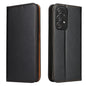 Fierre Shann PU Genuine Leather Texture Leather Phone Case, For Samsung Galaxy A02s, For Samsung Galaxy A12, For Samsung Galaxy A13 5G, For Samsung Galaxy A22 5G, For Samsung Galaxy A33 5G, For Samsung Galaxy A53 5G, For Samsung Galaxy A73 5G����������...