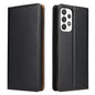 Fierre Shann PU Genuine Leather Texture Leather Phone Case, For Samsung Galaxy A02s, For Samsung Galaxy A12, For Samsung Galaxy A13 5G, For Samsung Galaxy A22 5G, For Samsung Galaxy A33 5G, For Samsung Galaxy A53 5G, For Samsung Galaxy A73 5G����������...