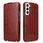 Fierre Shann 64 Texture Vertical Flip PU Leather Phone Case, For Samsung Galaxy S22 5G, For Samsung Galaxy S22+ 5G, For Samsung Galaxy S22 Ultra 5G