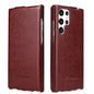 Fierre Shann 64 Texture Vertical Flip PU Leather Phone Case, For Samsung Galaxy S22 5G, For Samsung Galaxy S22+ 5G, For Samsung Galaxy S22 Ultra 5G