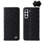 Fierre Shann Crocodile Texture Magnetic Genuine Leather Phone Case, For Samsung Galaxy S22 5G, For Samsung Galaxy S22+ 5G, For Samsung Galaxy S22 Ultra 5G