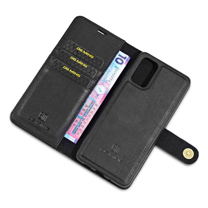 DG.MING Crazy Horse Texture Flip Detachable Magnetic Leather Case with Holder & Card Slots & Wallet, For Galaxy S20, For Galaxy S20+, For Galaxy S20 Ultra, For Galaxy A51, For Galaxy A71