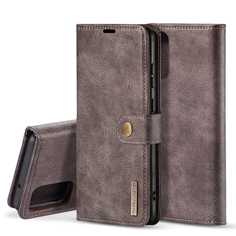 DG.MING Crazy Horse Texture Flip Detachable Magnetic Leather Case with Holder & Card Slots & Wallet, For Galaxy S20, For Galaxy S20+, For Galaxy S20 Ultra, For Galaxy A51, For Galaxy A71