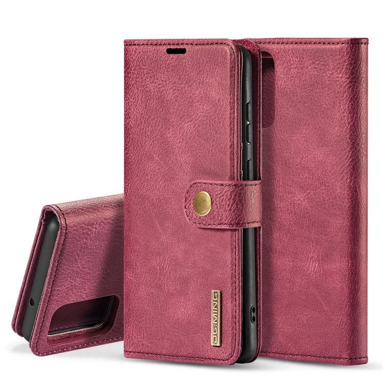 DG.MING Crazy Horse Texture Flip Detachable Magnetic Leather Case with Holder & Card Slots & Wallet, For Galaxy S20, For Galaxy S20+, For Galaxy S20 Ultra, For Galaxy A51, For Galaxy A71