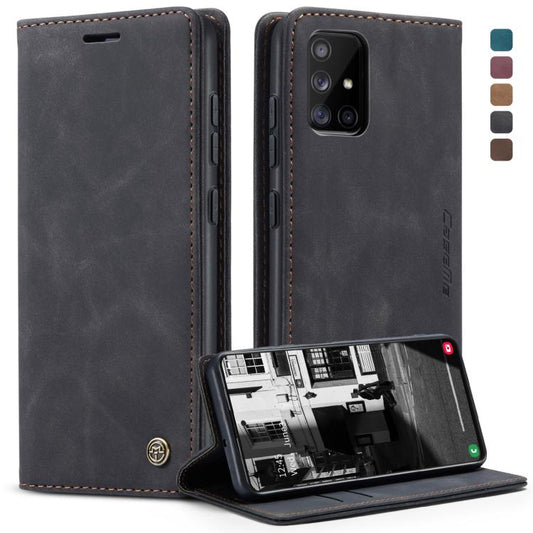 CaseMe Multifunctional Horizontal Flip Leather Case, with Card Slot & Holder & Wallet, For Galaxy A51, For Galaxy A71, For Galaxy A81 / Note 10 Lite, For Galaxy A91 / S10 Lite, For Galaxy S20, For Galaxy S20 Plus, For Galaxy S20 Ultra