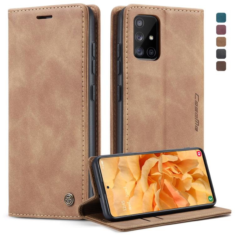 CaseMe Multifunctional Horizontal Flip Leather Case, with Card Slot & Holder & Wallet, For Galaxy A51, For Galaxy A71, For Galaxy A81 / Note 10 Lite, For Galaxy A91 / S10 Lite, For Galaxy S20, For Galaxy S20 Plus, For Galaxy S20 Ultra