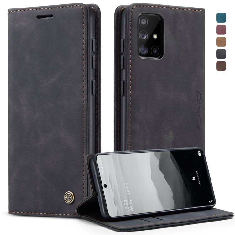 CaseMe Multifunctional Horizontal Flip Leather Case, with Card Slot & Holder & Wallet, For Galaxy A51, For Galaxy A71, For Galaxy A81 / Note 10 Lite, For Galaxy A91 / S10 Lite, For Galaxy S20, For Galaxy S20 Plus, For Galaxy S20 Ultra