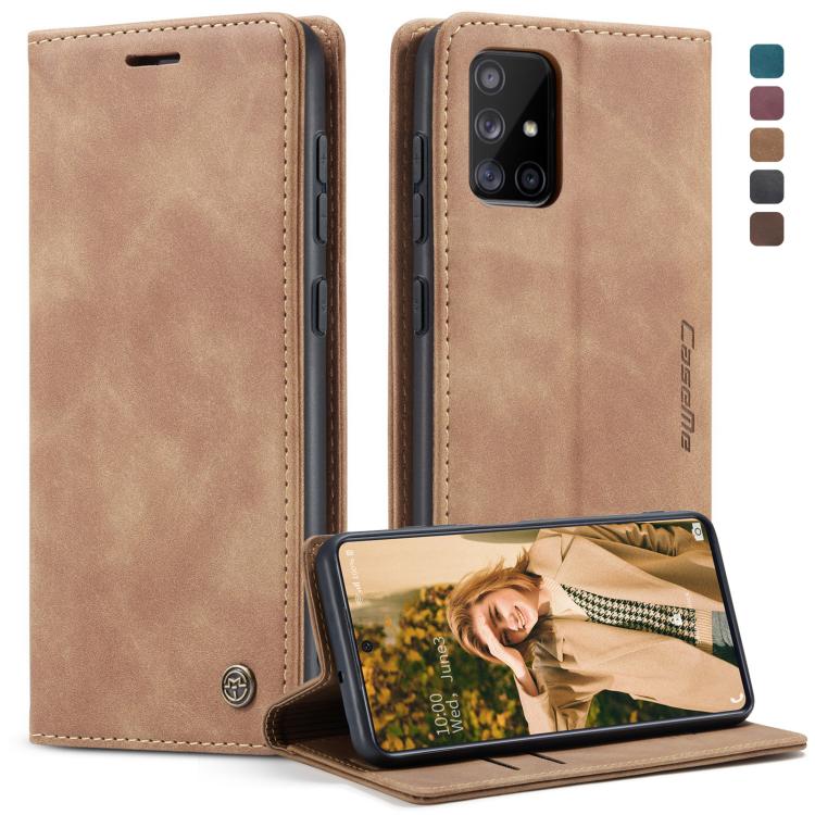 CaseMe Multifunctional Horizontal Flip Leather Case, with Card Slot & Holder & Wallet, For Galaxy A51, For Galaxy A71, For Galaxy A81 / Note 10 Lite, For Galaxy A91 / S10 Lite, For Galaxy S20, For Galaxy S20 Plus, For Galaxy S20 Ultra