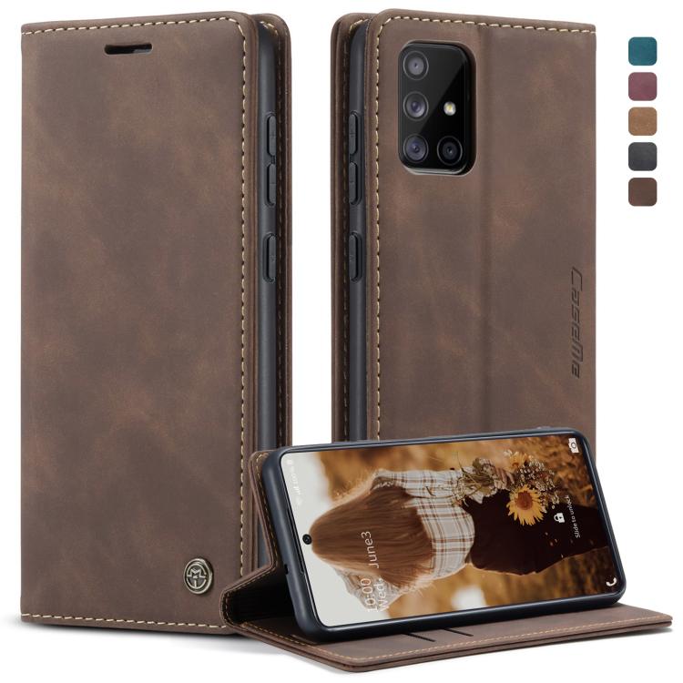 CaseMe Multifunctional Horizontal Flip Leather Case, with Card Slot & Holder & Wallet, For Galaxy A51, For Galaxy A71, For Galaxy A81 / Note 10 Lite, For Galaxy A91 / S10 Lite, For Galaxy S20, For Galaxy S20 Plus, For Galaxy S20 Ultra