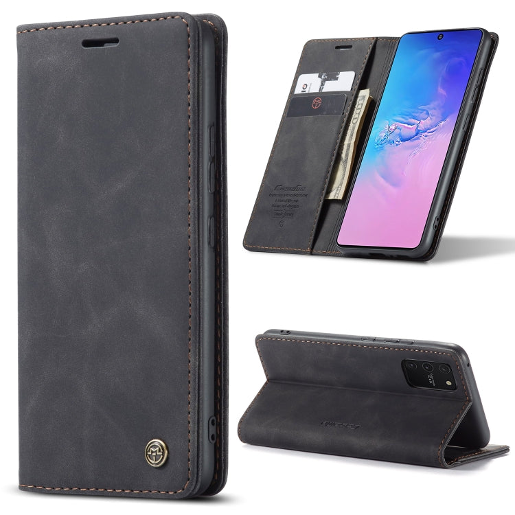 CaseMe Multifunctional Horizontal Flip Leather Case, with Card Slot & Holder & Wallet, For Galaxy A51, For Galaxy A71, For Galaxy A81 / Note 10 Lite, For Galaxy A91 / S10 Lite, For Galaxy S20, For Galaxy S20 Plus, For Galaxy S20 Ultra