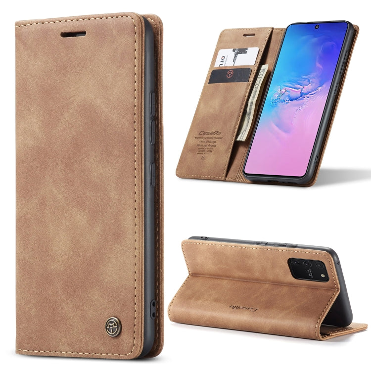 CaseMe Multifunctional Horizontal Flip Leather Case, with Card Slot & Holder & Wallet, For Galaxy A51, For Galaxy A71, For Galaxy A81 / Note 10 Lite, For Galaxy A91 / S10 Lite, For Galaxy S20, For Galaxy S20 Plus, For Galaxy S20 Ultra