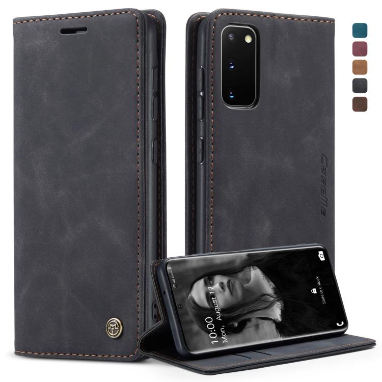 CaseMe Multifunctional Horizontal Flip Leather Case, with Card Slot & Holder & Wallet, For Galaxy A51, For Galaxy A71, For Galaxy A81 / Note 10 Lite, For Galaxy A91 / S10 Lite, For Galaxy S20, For Galaxy S20 Plus, For Galaxy S20 Ultra