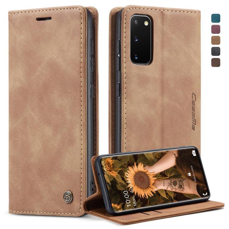 CaseMe Multifunctional Horizontal Flip Leather Case, with Card Slot & Holder & Wallet, For Galaxy A51, For Galaxy A71, For Galaxy A81 / Note 10 Lite, For Galaxy A91 / S10 Lite, For Galaxy S20, For Galaxy S20 Plus, For Galaxy S20 Ultra