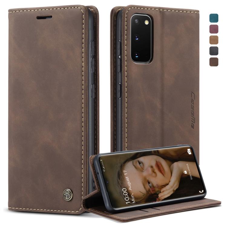 CaseMe Multifunctional Horizontal Flip Leather Case, with Card Slot & Holder & Wallet, For Galaxy A51, For Galaxy A71, For Galaxy A81 / Note 10 Lite, For Galaxy A91 / S10 Lite, For Galaxy S20, For Galaxy S20 Plus, For Galaxy S20 Ultra