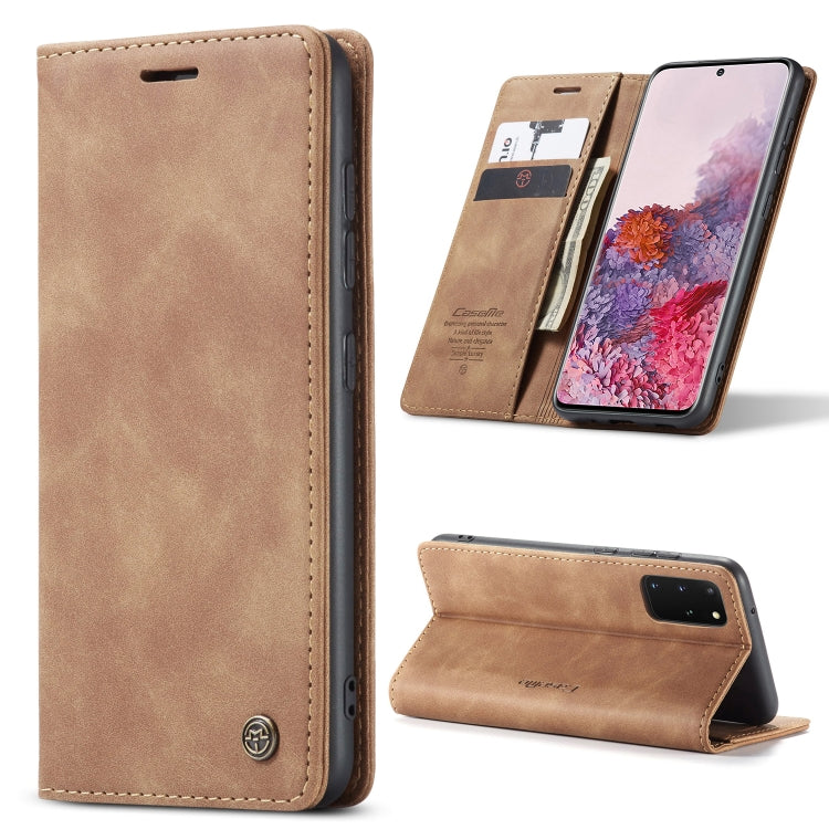 CaseMe Multifunctional Horizontal Flip Leather Case, with Card Slot & Holder & Wallet, For Galaxy A51, For Galaxy A71, For Galaxy A81 / Note 10 Lite, For Galaxy A91 / S10 Lite, For Galaxy S20, For Galaxy S20 Plus, For Galaxy S20 Ultra
