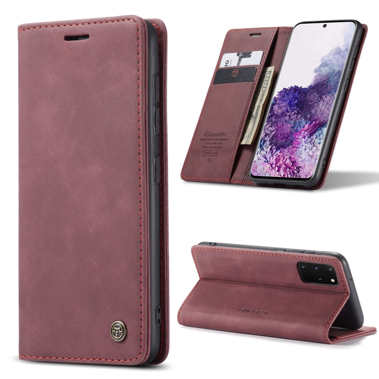 CaseMe Multifunctional Horizontal Flip Leather Case, with Card Slot & Holder & Wallet, For Galaxy A51, For Galaxy A71, For Galaxy A81 / Note 10 Lite, For Galaxy A91 / S10 Lite, For Galaxy S20, For Galaxy S20 Plus, For Galaxy S20 Ultra