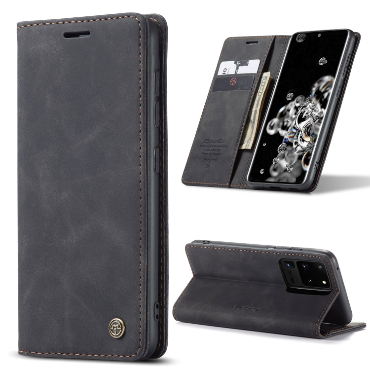 CaseMe Multifunctional Horizontal Flip Leather Case, with Card Slot & Holder & Wallet, For Galaxy A51, For Galaxy A71, For Galaxy A81 / Note 10 Lite, For Galaxy A91 / S10 Lite, For Galaxy S20, For Galaxy S20 Plus, For Galaxy S20 Ultra