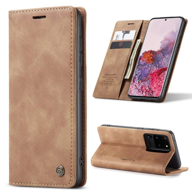 CaseMe Multifunctional Horizontal Flip Leather Case, with Card Slot & Holder & Wallet, For Galaxy A51, For Galaxy A71, For Galaxy A81 / Note 10 Lite, For Galaxy A91 / S10 Lite, For Galaxy S20, For Galaxy S20 Plus, For Galaxy S20 Ultra