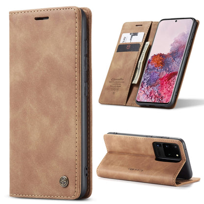 CaseMe Multifunctional Horizontal Flip Leather Case, with Card Slot & Holder & Wallet, For Galaxy A51, For Galaxy A71, For Galaxy A81 / Note 10 Lite, For Galaxy A91 / S10 Lite, For Galaxy S20, For Galaxy S20 Plus, For Galaxy S20 Ultra