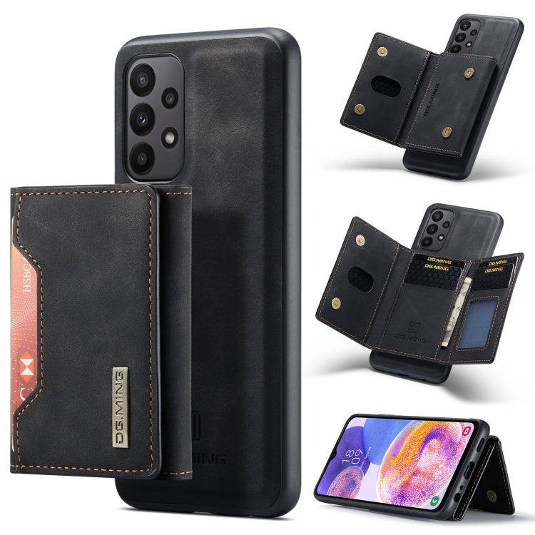DG.MING M2 Series 3-Fold Multi Card Bag + Magnetic Phone Case, For Samsung Galaxy A23 5G