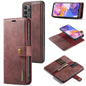 DG.MING Crazy Horse Texture Detachable Magnetic Leather Phone Case, For Samsung Galaxy A23 5G