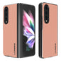 LC.IMEEKE Shock-resistant Plain Leather All-inclusive Protective Case, For Samsung Galaxy Z Flip4 5G, For Samsung Galaxy Z Fold4 5G