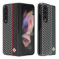 LC.IMEEKE Carbon Fiber Horizontal Flip Leather Phone Case, For Samsung Galaxy Z Flip4 5G, For Samsung Galaxy Z Fold4 5G