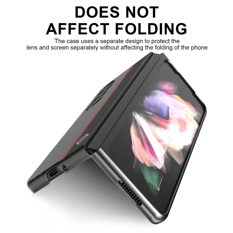 LC.IMEEKE Carbon Fiber Horizontal Flip Leather Phone Case, For Samsung Galaxy Z Flip4 5G, For Samsung Galaxy Z Fold4 5G