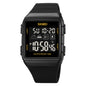 SKMEI 1960 Stainless Steel Buckle Silicone Strap Waterproof Electronic Watch, 1960 Light Grey, 1960 Black Gold, 1960 Black and White Machine, 1960 Black and Black Machine, 1960 Blue