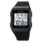 SKMEI 1960 Stainless Steel Buckle Silicone Strap Waterproof Electronic Watch, 1960 Light Grey, 1960 Black Gold, 1960 Black and White Machine, 1960 Black and Black Machine, 1960 Blue