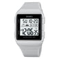 SKMEI 1960 Stainless Steel Buckle Silicone Strap Waterproof Electronic Watch, 1960 Light Grey, 1960 Black Gold, 1960 Black and White Machine, 1960 Black and Black Machine, 1960 Blue