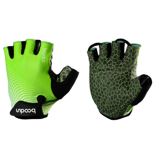 BOODUN 1096 Non-slip Wear-resistant Breathable Fitness Sports Silicone Gloves, S, M, L, XL