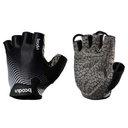 BOODUN 1096 Non-slip Wear-resistant Breathable Fitness Sports Silicone Gloves, S, M, L, XL