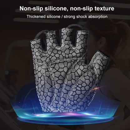 BOODUN 1096 Non-slip Wear-resistant Breathable Fitness Sports Silicone Gloves, S, M, L, XL